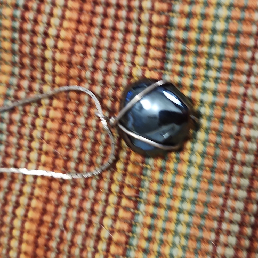 Silvertone Wire Wrapped Heart